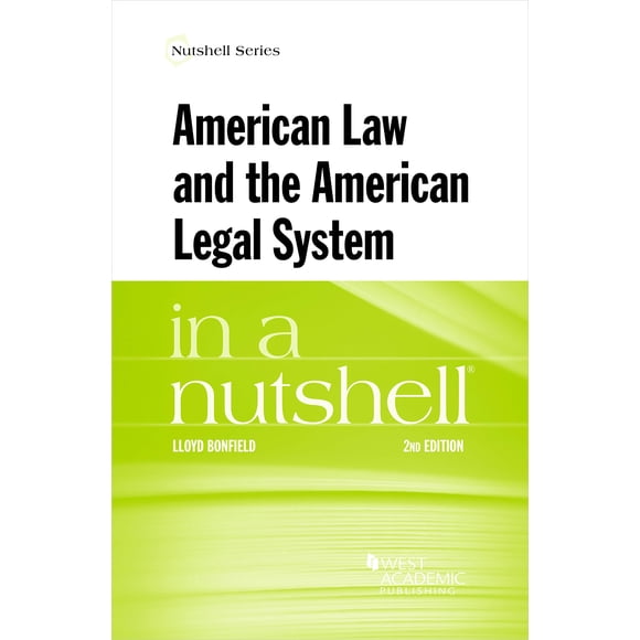 Libro West Academic Publishing: Derecho estadounidense y el sistema legal estadounidense en pocas palabras
