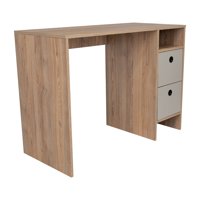 Fmfurniture - Escritorio 2 Cajones Fm-051C Café Claro