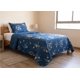 thumbnail image 2 of Cubrecama Quilt Verano 1.5 Plazas - Floral Dusa Nua Azul XF116, 2 of 4