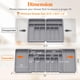 thumbnail image 2 of Organizador Lifewit Grande Ampliable Gris, 2 of 3
