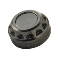 Magideal - Tapa De Perilla De Carrete Giratorio, Mango De Carrete De Pesca, Resistente, Práctico, Diy, Protector Portátil De Aleación De Aluminio, Mango De Pesca
