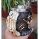 thumbnail image 2 of Tazón Calavera Piloto Alemán Acero Inoxidable Resina, 2 of 3