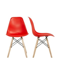 Spazzio - Kit 2 Sillas Badem Rojas