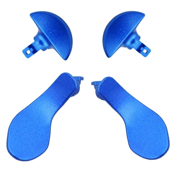 4PCS Metal Back Paddles For PS5 DualSense Edge Controller,Paletas de repuesto intercambiables para PS5 DualSenseEdge Wireless Controller-Azul