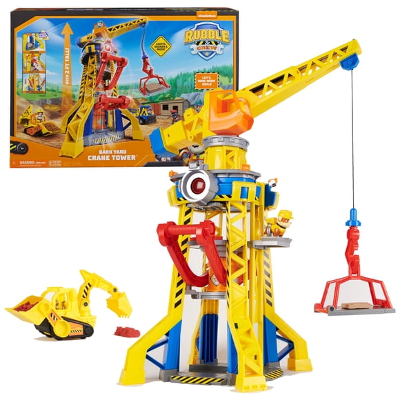 Juego Torre Grúa Bark Yard Rubble & Crew