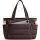 thumbnail image 1 of Bolso tote Uselike 20 L para laptop de 15,6 pulgadas, color marrón oscuro, 1 of 3