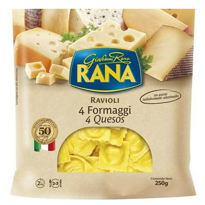 Pasta Fresca Ravioles 4 Quesos 250 G Rana