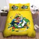 thumbnail image 1 of Super Mario Flying With Yoshi Around The Mario World Quilt Duvet Cover Set3-Piece Bedding Set, 1 of 5
