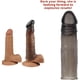 thumbnail image 4 of BG5T-7.08 Inch Negro Silicona Sleeves Enlargers Stretcher Growth Enlargehombrest Male Extension Sleeves Kit Sexy Juguete fo Hombres and Couples fo Lengthening, Enhancing Intimacy and Pleasure, 4 of 6