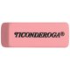 thumbnail image 2 of Borrador Ticonderoga en forma de cuña, rosa, sin látex, 3 unidades, 2 of 7