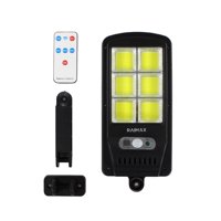 Foco Solar 50W Con Sensor 6 Paneles Led Ip65 Rm0012 Raimax