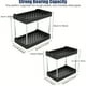 thumbnail image 3 of 2pcs Under Sink Organizer And Storage, 2 Tier Bathroom Organizer Under Sink, Black Under Sink Organizer And Storage, Cleaning Supplies Organizer, Cabinet Under Storage Cabinets, Two Sizes Large And Me, 3 of 4