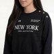 thumbnail image 2 of Poleron Boulevard Mujer Negro Talla XL, 2 of 3