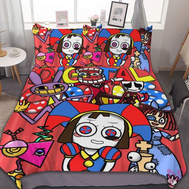 Cute Stitch 3-Piece Bedding Set Warm And Comfortable Soft Duvet Cover Bed Set for Boys Girls Kids Adult Bedroom All Season
