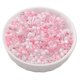 thumbnail image 1 of Xiao Hua Cuentas de Arroz de Vidrio 40g - Colores Mixtos Opacas Transparentes Mixtas Cuentas Pequeñas de 2mm, Pulsera, Collar, Kit para Hacer Joyería de Aretes, Tejido de Cuentas y Suministros de, 1 of 2