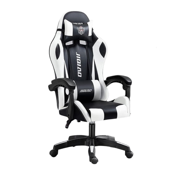 Silla Gamer Jiqiao Negro/Blanco