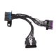 thumbnail image 1 of Divisor Negro OBD2 OBDII Y De 16 Pines Macho A Hembra Cable De Extensión De Conector, 1 of 4