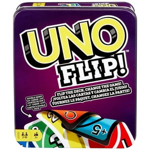 Juego De Cartas Uno Flip Caja Metálica