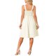 thumbnail image 3 of INSPIRE CHIC Vestido de Verano para Mujer 2026 Casual Cuello Cuadrado Favorecedor Línea A Sin Mangas Vestido de Sol Abotonado Midi Tallas S Albaricoque, 3 of 5