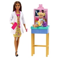 Muñeca Barbie Careers Pediatra Latina Con Bebé