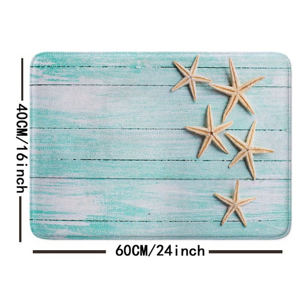 1pc Ocean Deck Non-Slip Bathroom Mat - Absorbent, Stylish, and Elegant Gift for Indoor and Outdoor Use - 16x24inch/20x31inch - Perfect for Bathroom Decoration