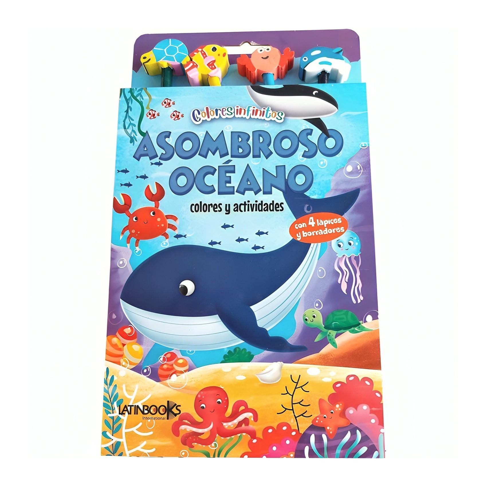 Latinbooks - Libro Colores Infinitos - Asombroso Océano - Equipo Editori