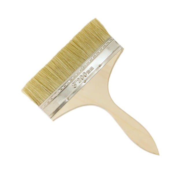 Pincel De 8 Pulgadas Con Mango De Madera Para Manualidades, Para Pintar Manchas De Aceite, Muebles