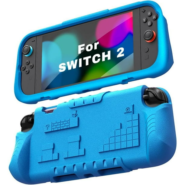 Funda EVA ultraligera a prueba de caídas y golpes para Nintendo Switch 2 con ranuras para tarjetas de juego, agarre ergonómico y cubierta protectora duradera