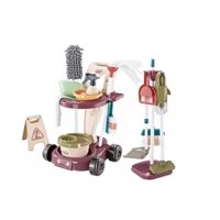 Genérico - Juguete De Limpieza Para Niños Set De Aseo Didactico 26 Pcs