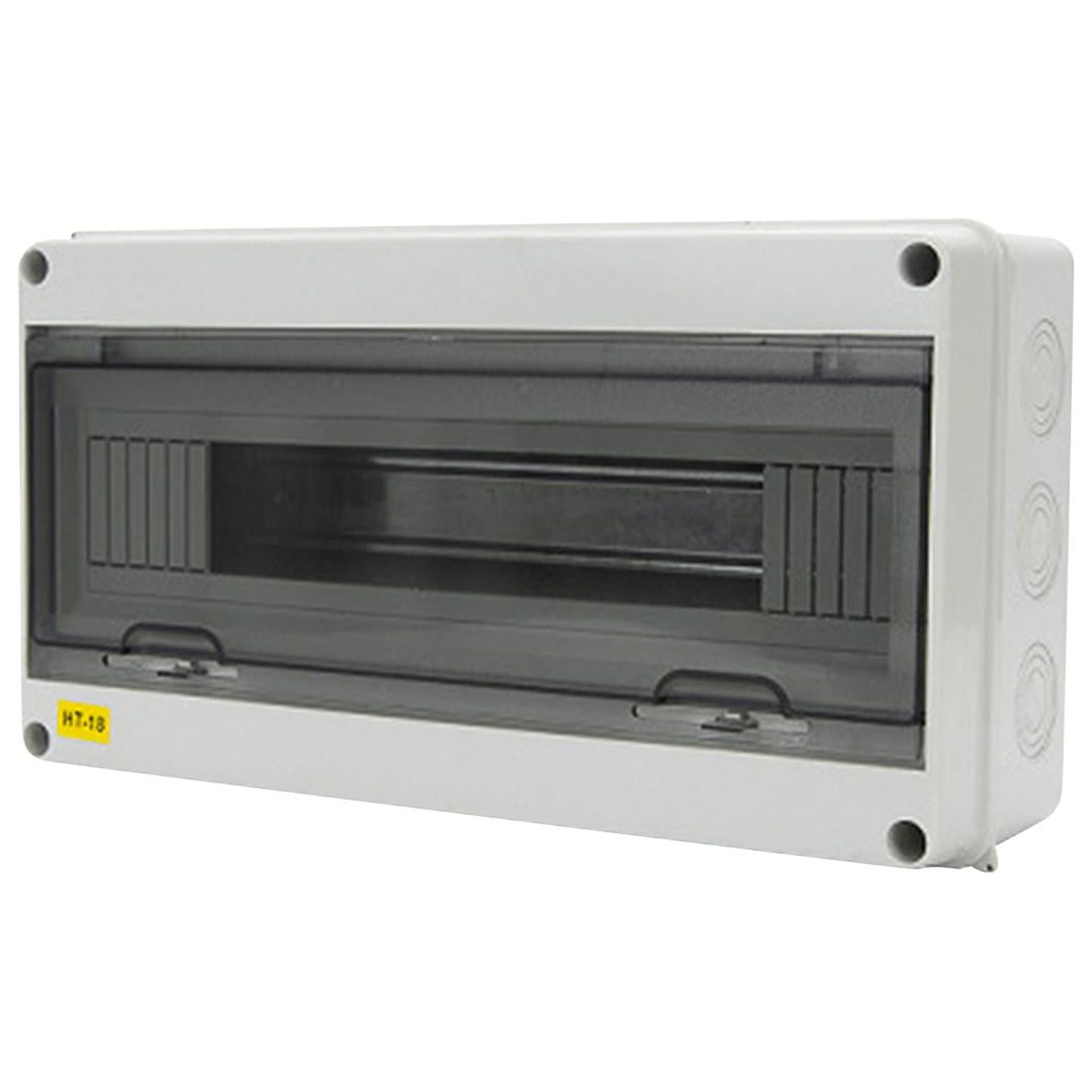 Ioensy - Caja De Distribución De Energía 15 18 Durable De Plástico De 24 Vías Para Disyuntor De Pared Ht 18