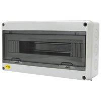 Ioensy - Caja De Distribución De Energía 15 18 Durable De Plástico De 24 Vías Para Disyuntor De Pared Ht 18