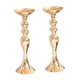 thumbnail image 4 of 2 Candelabros De Metal Con Soporte Largo, Jarrón De Flores Dorado-M, 4 of 5