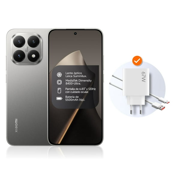 Smartphone 15T 5G 512GB Gris