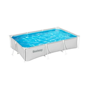 Piscina Bestway Rectangular Steelpro Deluxe 3.00Mx2.01Mx66Cm Gris Tamano Unico