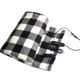 thumbnail image 1 of Manta de coche calentada - manta eléctrica para coche, camión, SUV o RV - lanzamiento portátil calentado - Camping Essentials (blanco negro Plaid), 1 of 3