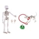 thumbnail image 1 of Miniaturas De Casa De Mu?ecas, Figura De Esqueleto, Juego De Cuencos Para Perros Y Mu?ecas, Accesorios De Halloween, 1 of 5