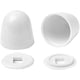 thumbnail image 1 of 2pcs Universal Toilet Bolt Caps, Round Plastic Push-On Toilet Bowl Bolt Caps Covers, With Extra Washers For Easy Installation, 1.44 Inch Height, White Color, 1 of 4