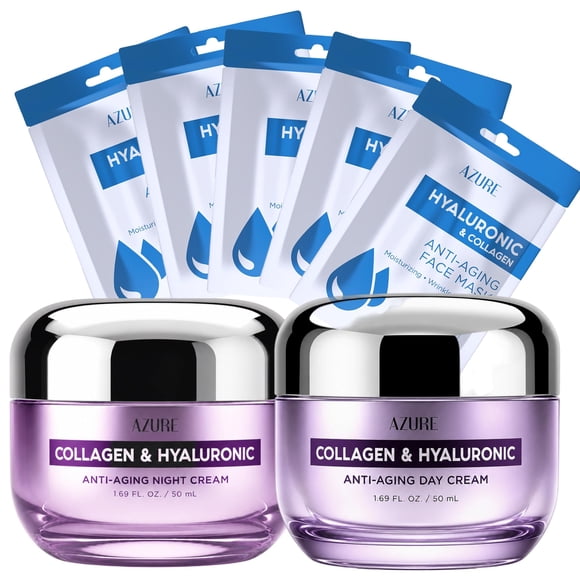 Set de 3 Piezas Hidratante Facial Azure Ácido Hialurónico