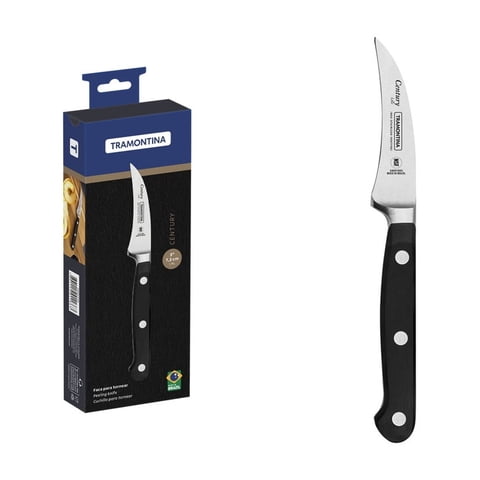 Cuchillo Para Redondear Tramontina Century Con Lámina En Acero Inoxidable Con Mango En Policarbonato Y Fibra De Vidrio 3""