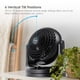 thumbnail image 5 of Ventilador de escritorio IRIS WOOZOO, 3 velocidades, alcance de aire de 16 m, oscilante, 5 of 9