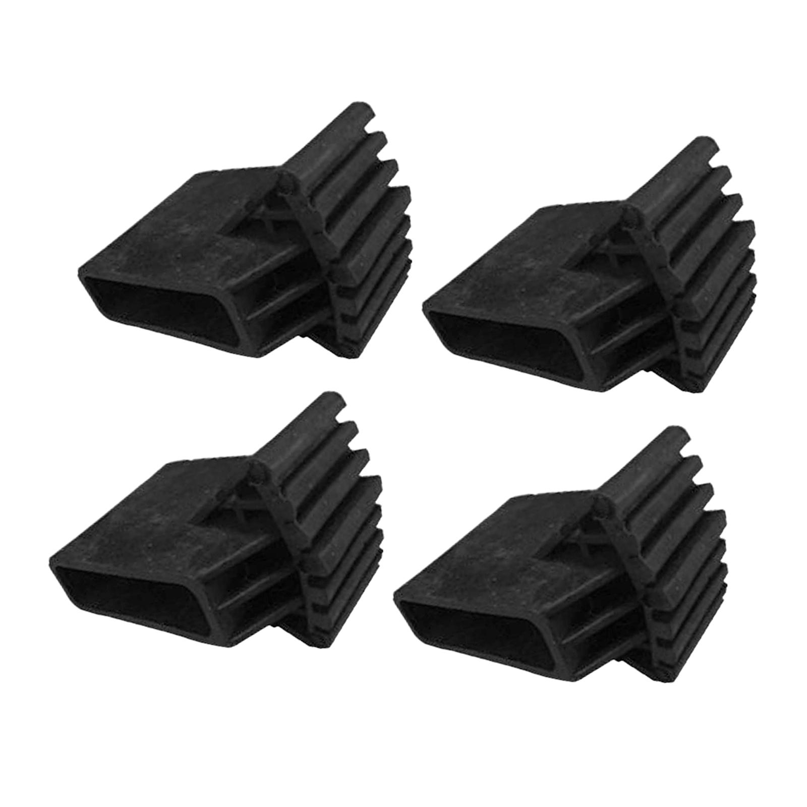 Ioensy - 4X Cubiertas Para Pies De Escalera, Universales, Fáciles De Instalar, Tapas Telescópicas Para Pies De Escalera