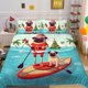 thumbnail image 1 of Christmas Gifts Santa Claus Snow House Child Quilt Duvet Cover Set3-Piece Bedding Set, 1 of 5