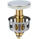 thumbnail image 1 of Filtro de desagüe universal para lavabo de 35 mm, filtro de desagüe emergente para lavabo, tapón de desagüe con cesta, accesorios para filtro de rebote, 1 of 8