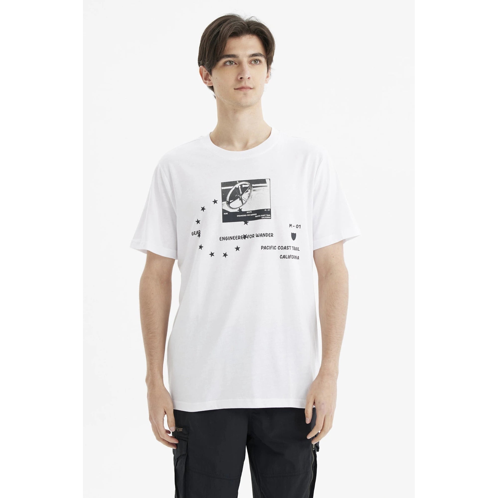 Fashionspark - Polera Hombre Oversize Blanco- Lll
