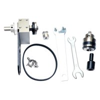 Ioensy - Husillo De Sierra De Mesa, Reemplaza Accesorios, Herramienta De Conversión De Metal Para Carpintería De Bricolaje Con Pinza