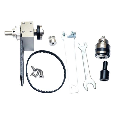 Ioensy - Husillo De Sierra De Mesa, Reemplaza Accesorios, Herramienta De Conversión De Metal Para Carpintería De Bricolaje Con Pinza