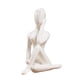 thumbnail image 5 of Figura De Yoga De Cerámica Adorno Estatua Escultura Jardín Zen Decoración De Escritorio Para El Hogar 7.5x4x10.5cm, 5 of 5