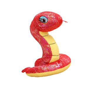 Magideal - Serpiente De Peluche De Juguete De Serpiente De Peluche, Lindo, Cómodo Y Práctico Muñeco De Serpiente, Decoración Del Hogar Para Amigos, Familia De Ha Rojo