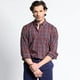 thumbnail image 1 of Camisa Manga Larga Trevira Cuadros Regular Fit rojo S, 1 of 3