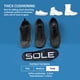 thumbnail image 3 of Plantillas para zapatos SOLE Active, con soporte ortopédico grueso para el arco, 1 par, 3 of 5